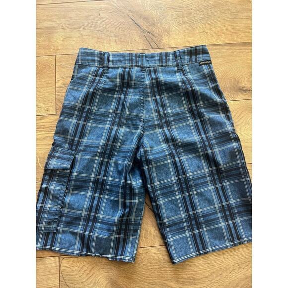 Vanphibian Series by Vans Plaid Board Shorts Size 10 Youth Boys - Picture 5 of 6